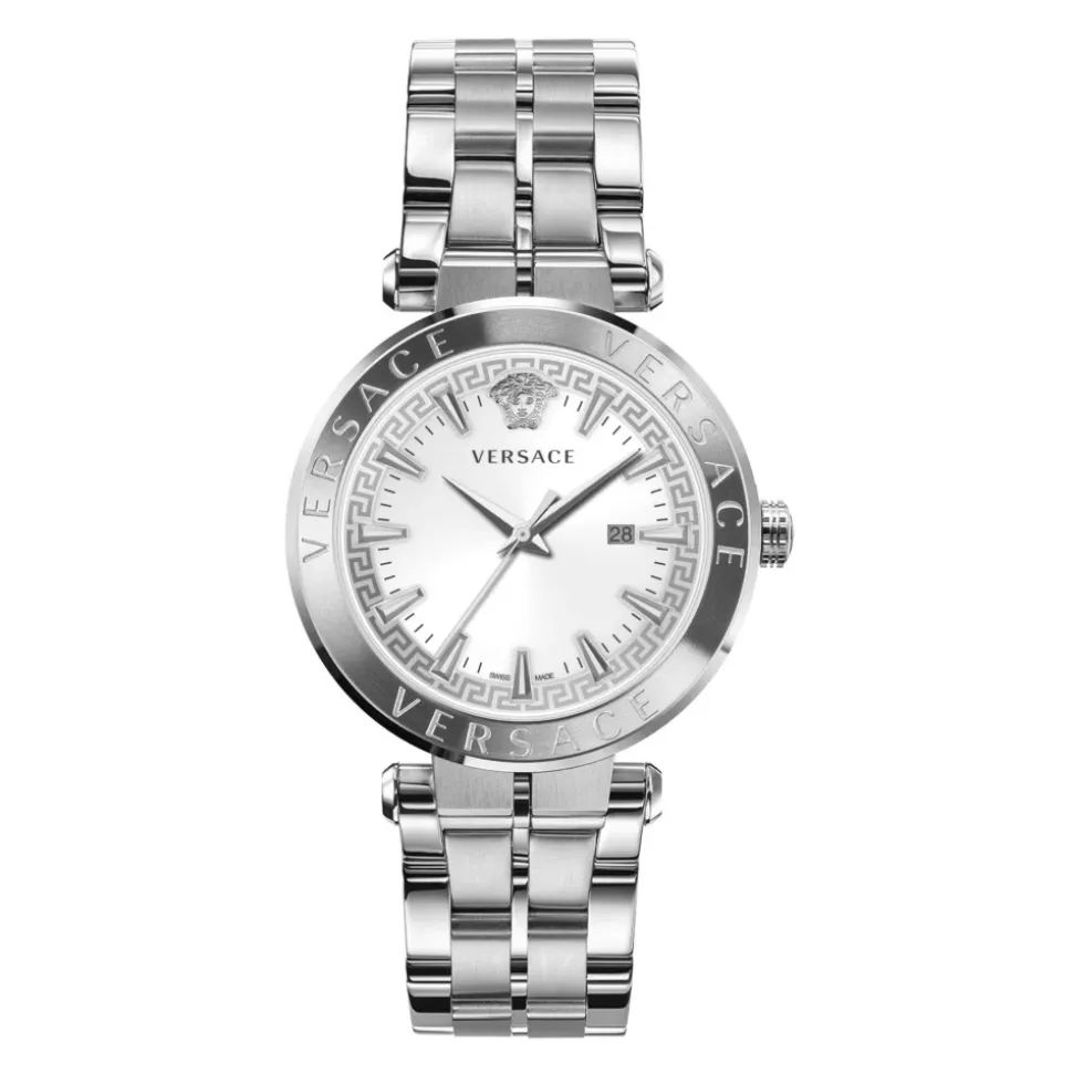 Aion Finestra Data Bracciale Acciaio Inossidabile