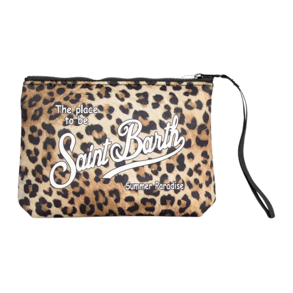 Aline Scuba Leopard Pochette