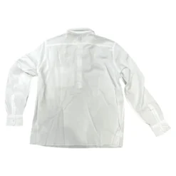 Aspesi, Double Shirt Mousseline, Langarm, weiß