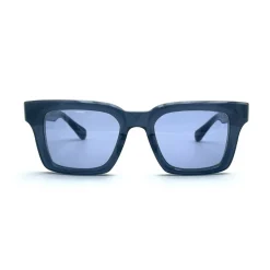 Audace Occhiali da Sole Blu Navy Quadrati