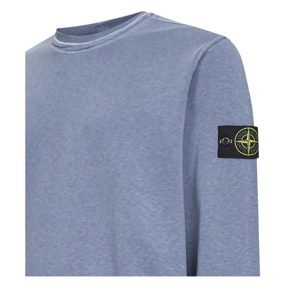 Badge Ribbed Sweatshirt