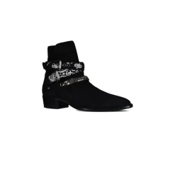 Bandana Buckle Ankle Boots