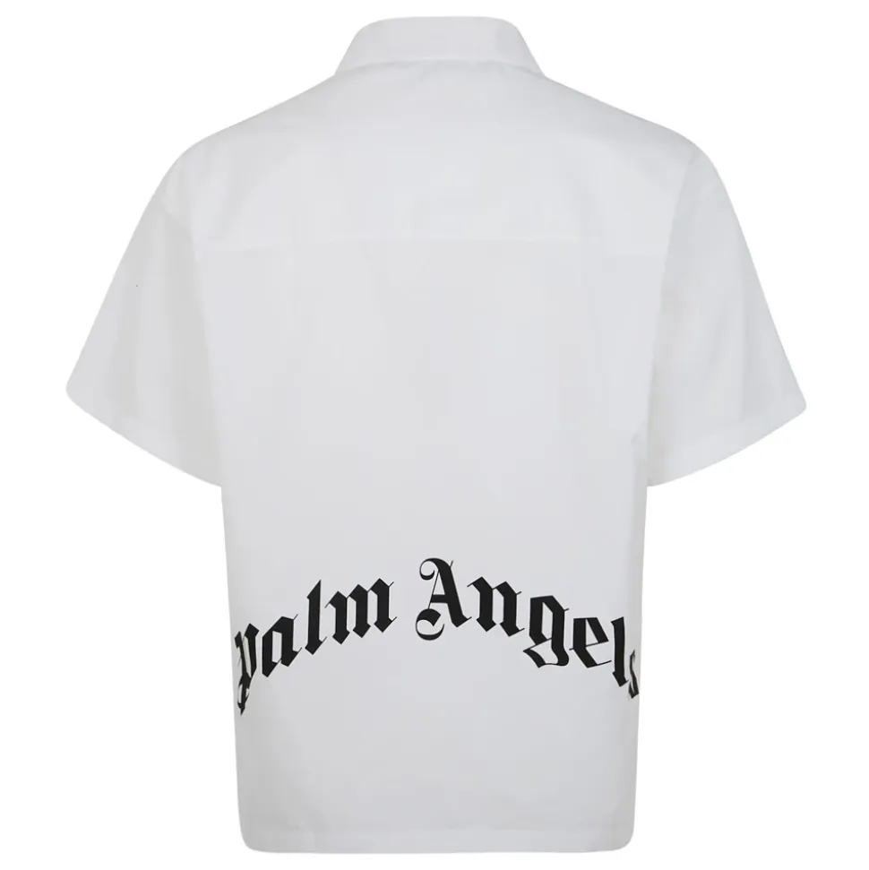 B Curved Logo Bowling Shirt