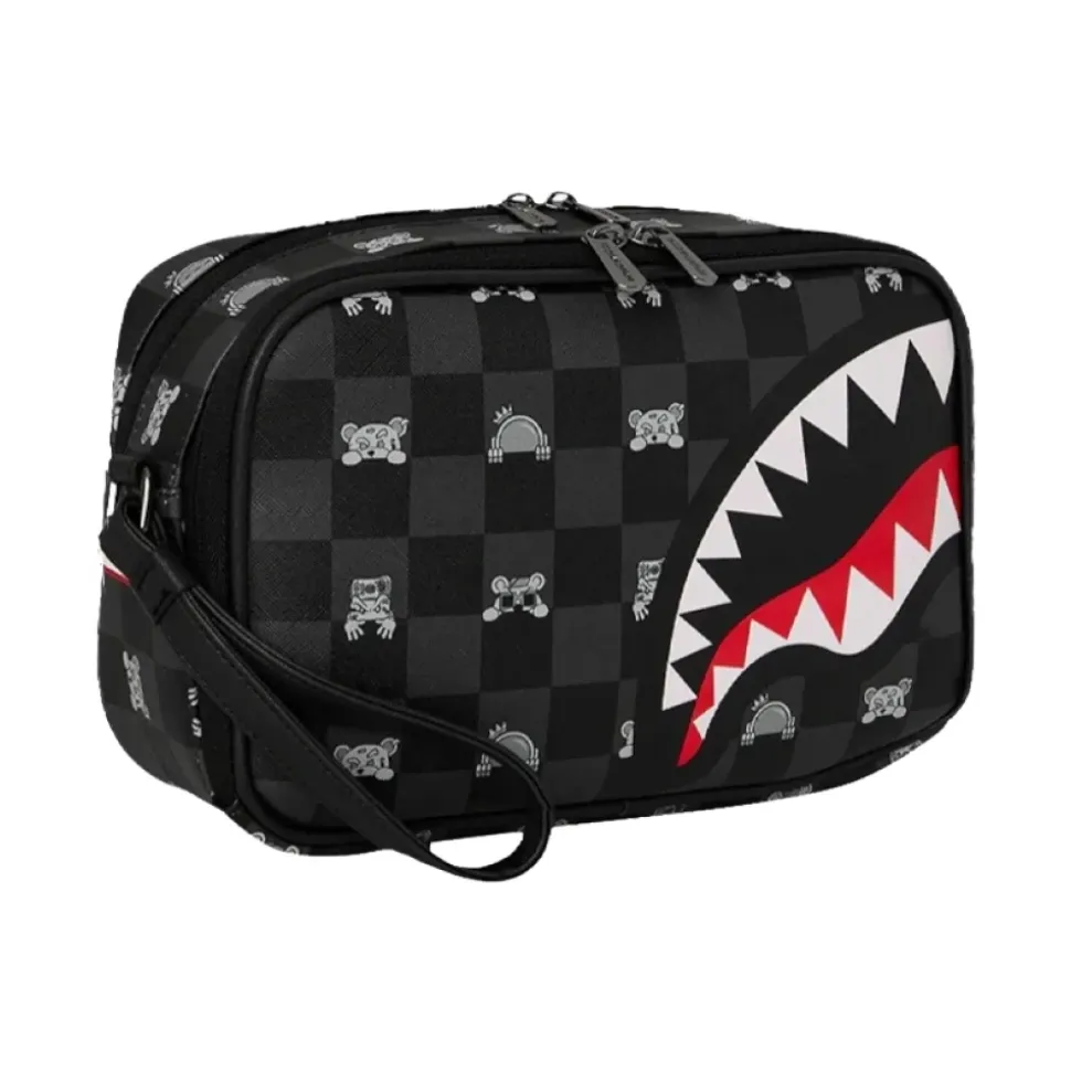 Beauty Case a Scacchi con Personaggio Spuntato