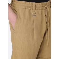 Bermuda Cammello con Cintura Elastica