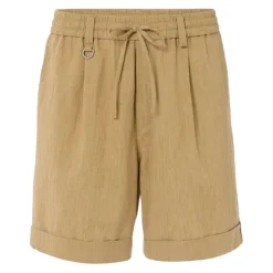 Bermuda Cammello con Cintura Elastica