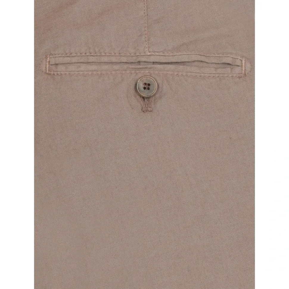 Bermuda grigi in cotone con tasche