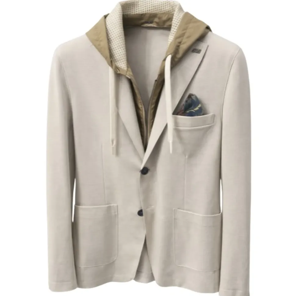 Blazer con cappuccio