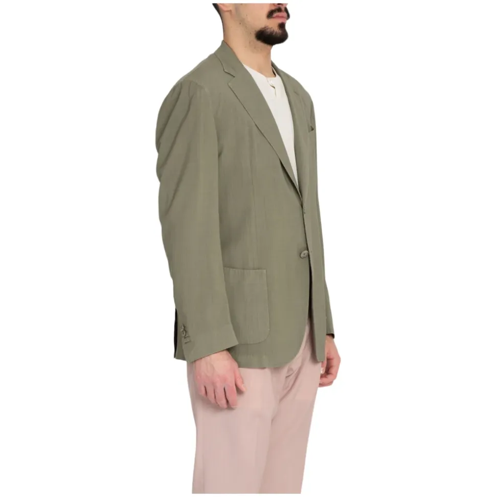 Blazer Lavato in Lana Leggera