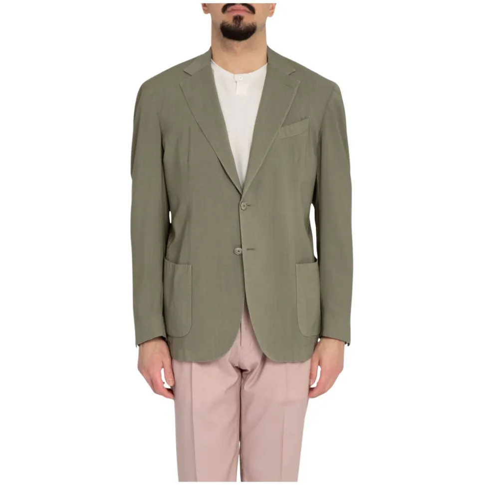 Blazer Lavato in Lana Leggera