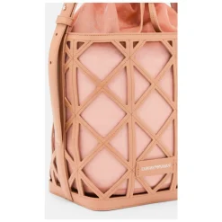 Borsa a secchiello stile gabbia