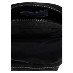 Borsa a spalla con patch logo