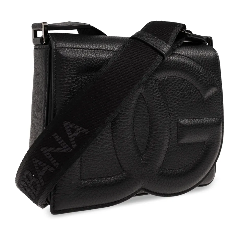 Borsa a tracolla con logo DG medio