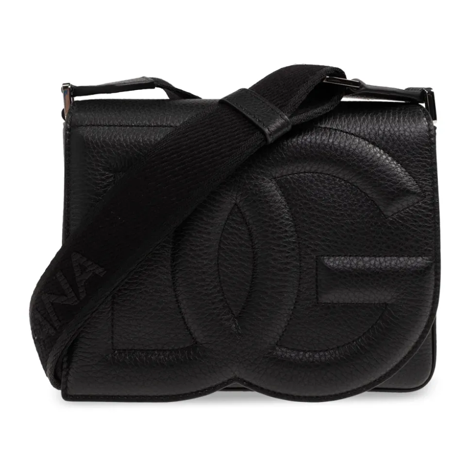 Borsa a tracolla con logo DG medio