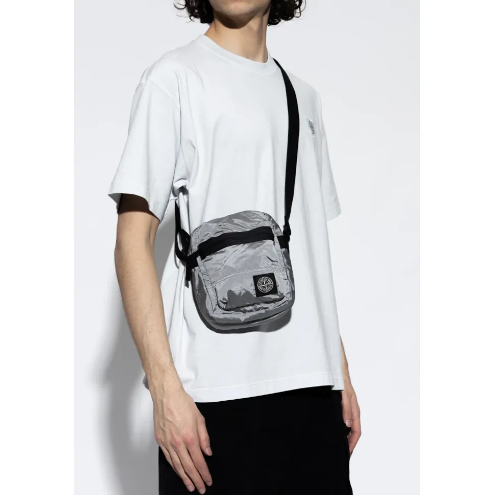 Borsa a Tracolla con Patch Logo