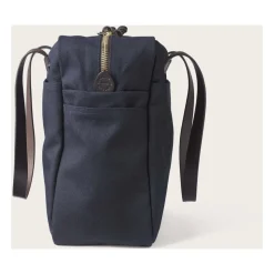Borsa Tote in Twill Robusto con Cerniera