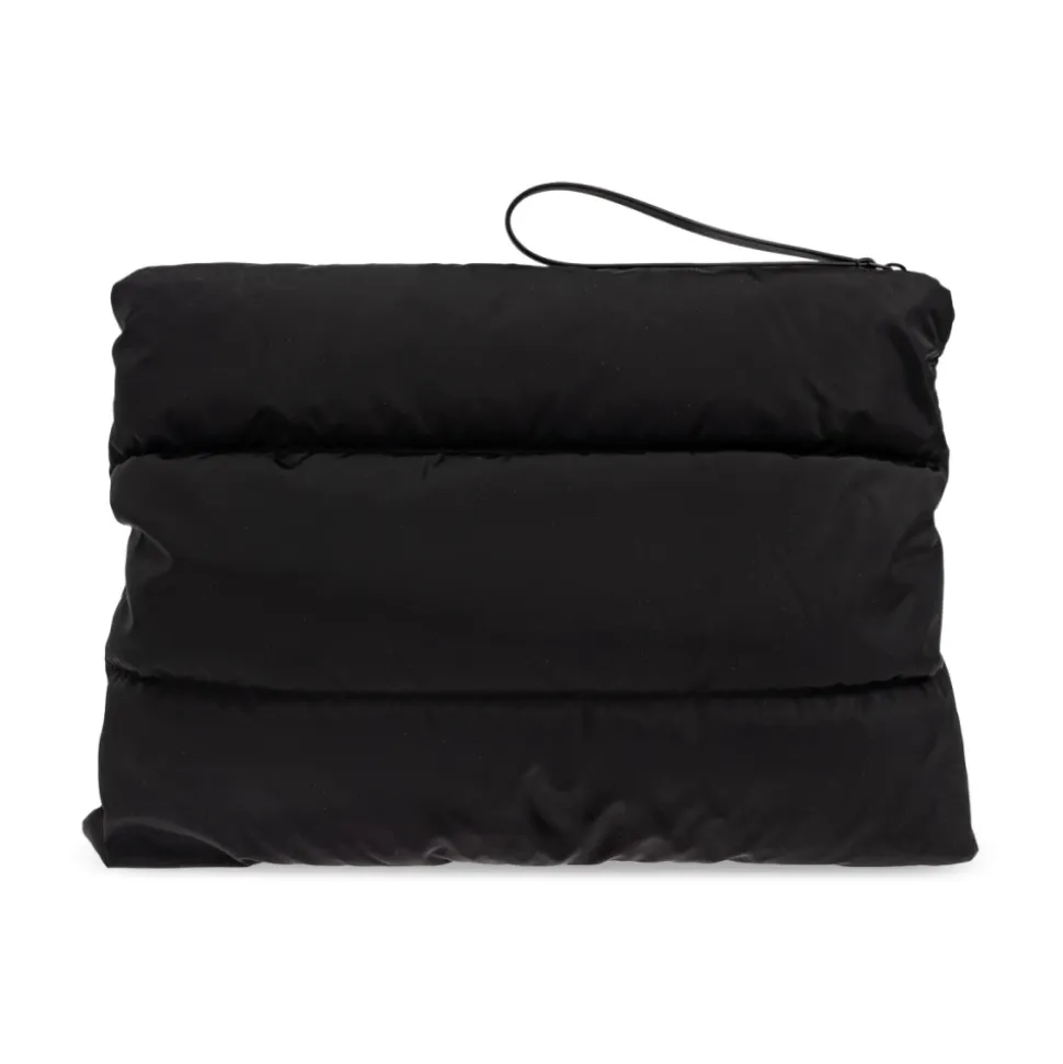 Borsa trapuntata con logo