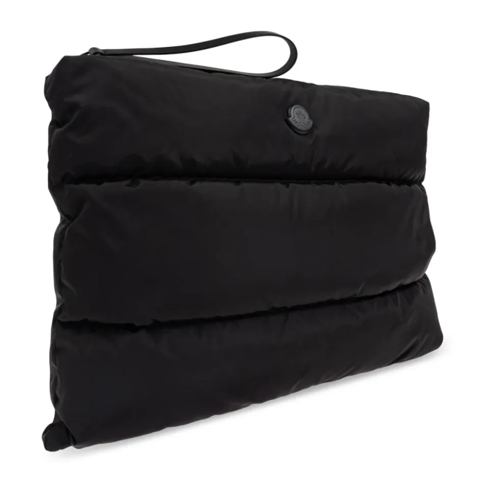 Borsa trapuntata con logo