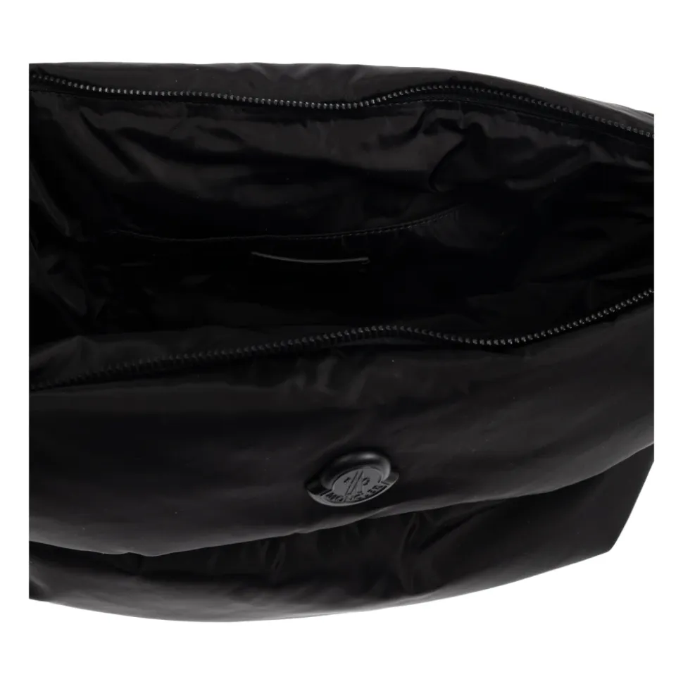 Borsa trapuntata con logo