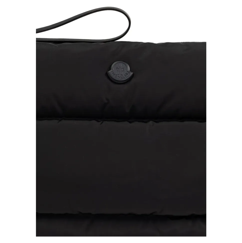 Borsa trapuntata con logo