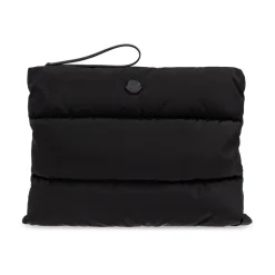 Borsa trapuntata con logo