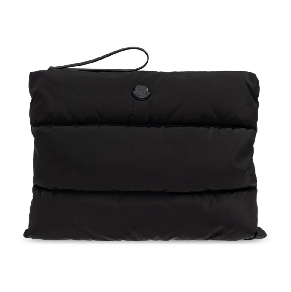 Borsa trapuntata con logo
