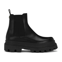Botas Chelsea de Piel de Becerro Cepillada