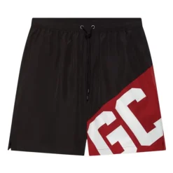 Boxer Neri con Logo e Tasche