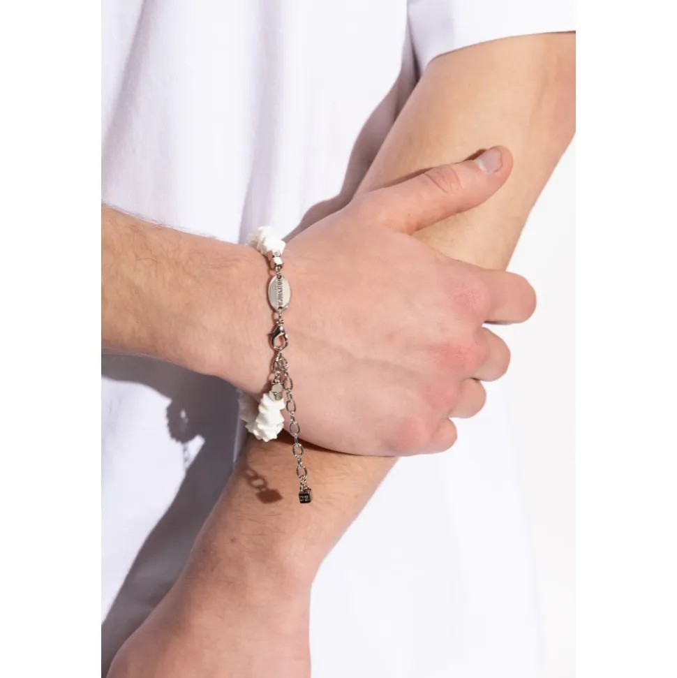 Bracciale con logo inciso