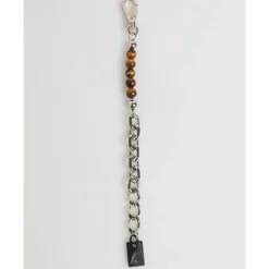 Bracciale Uomo in Argento con Perline