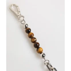 Bracciale Uomo in Argento con Perline