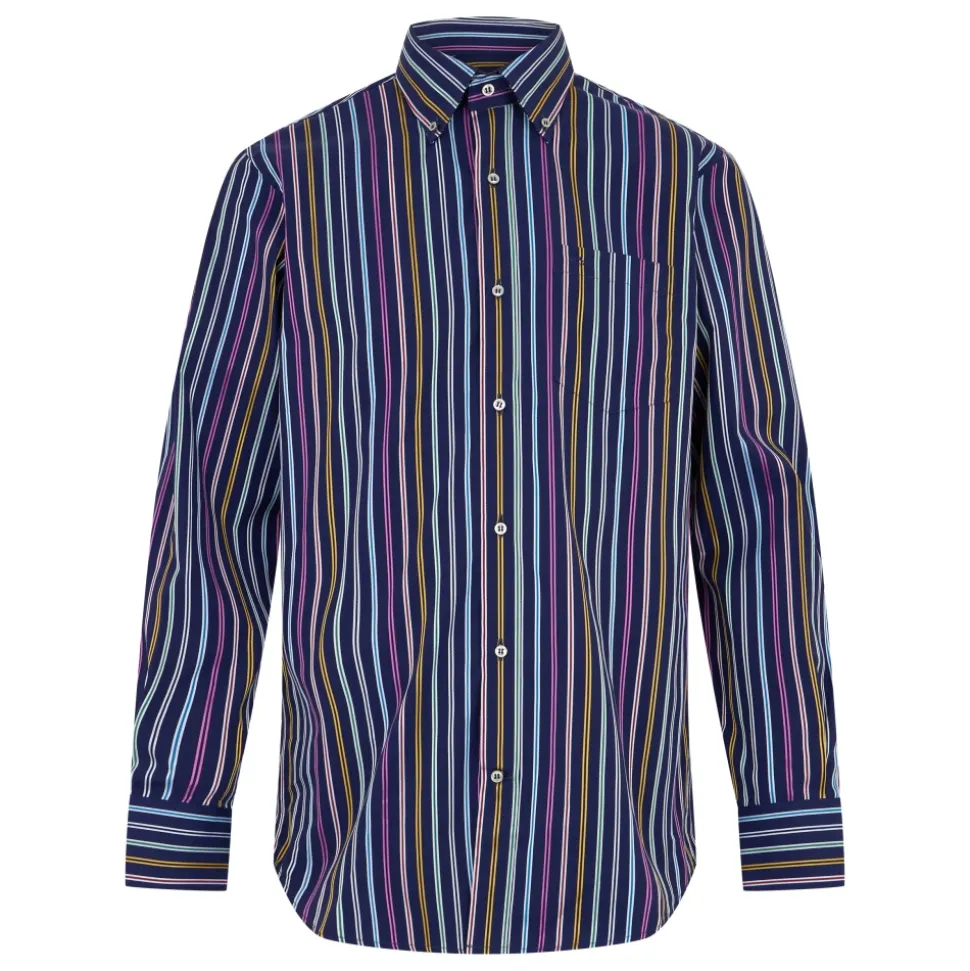 Camicia a maniche lunghe con logo