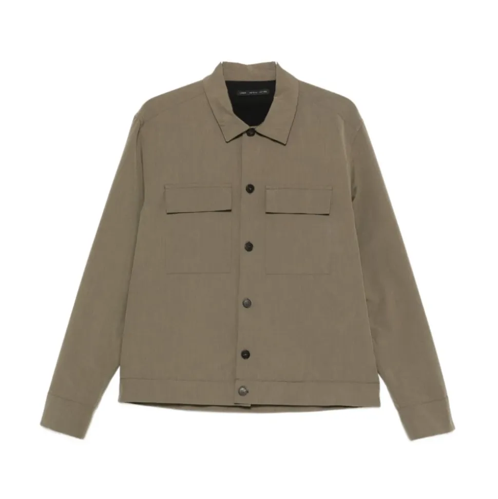 Camicia a maniche lunghe con tasche a patta