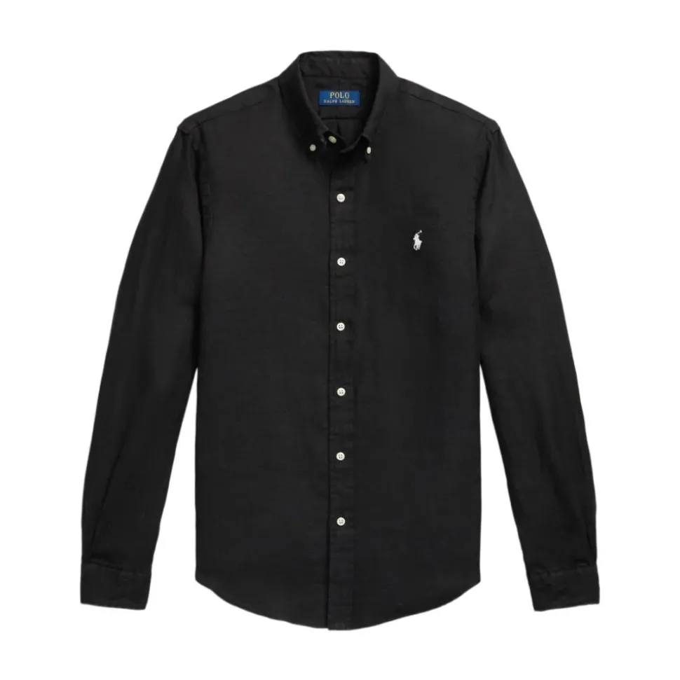 Camicia a maniche lunghe in lino