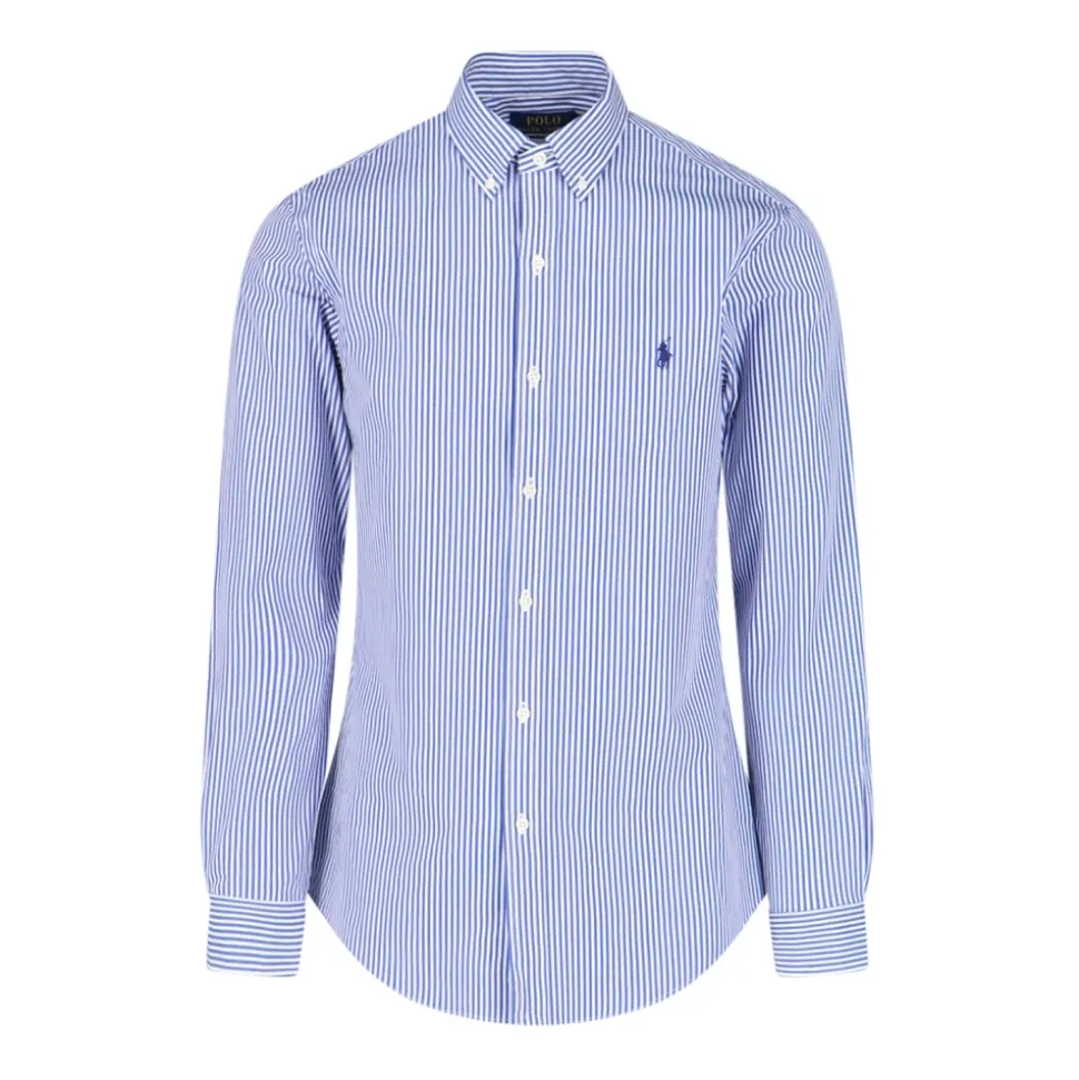 Camicia a Righe con Logo