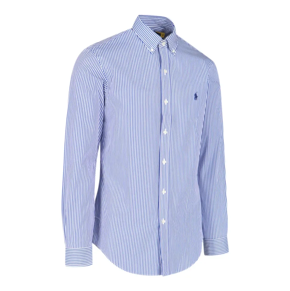 Camicia a Righe con Logo
