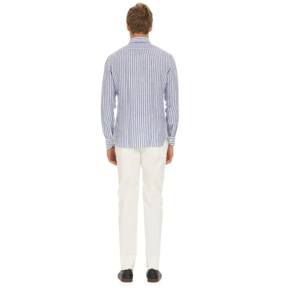 Camicia a Righe in Lino