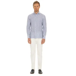 Camicia a Righe in Lino
