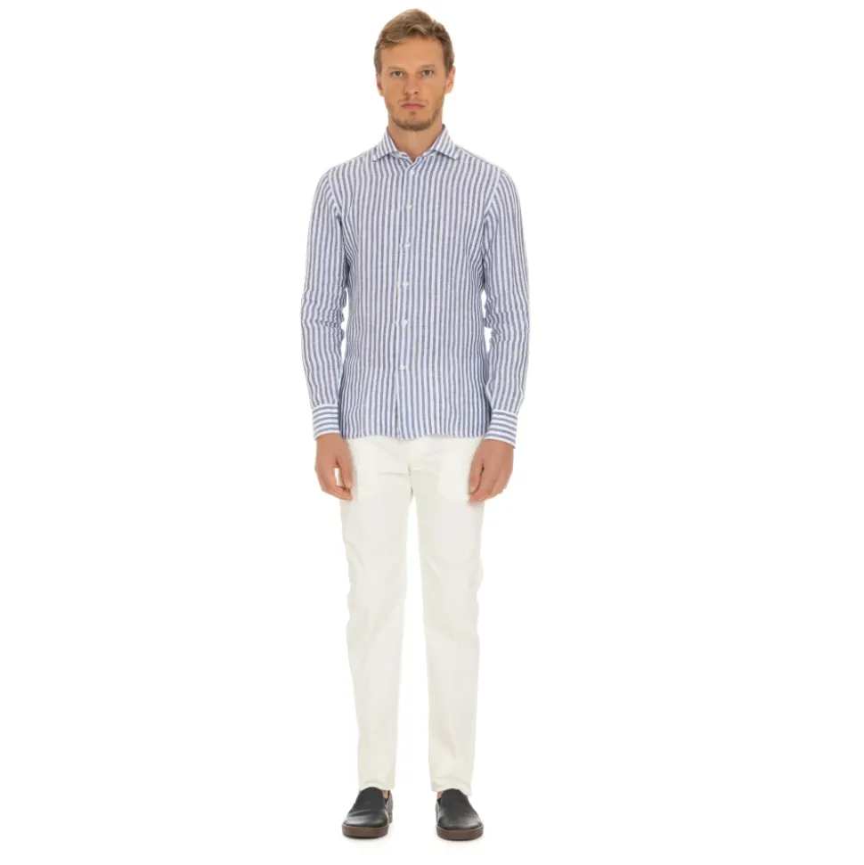 Camicia a Righe in Lino