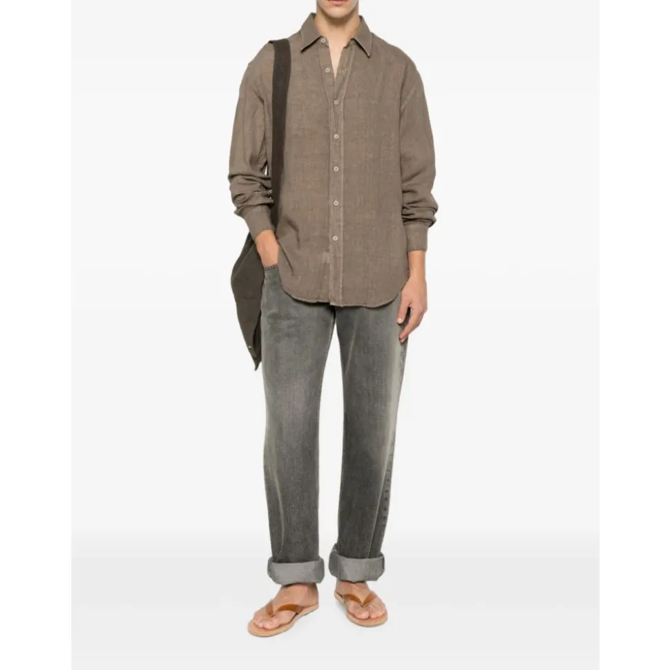 Camicia Bottoni Manica Lunga Andrea