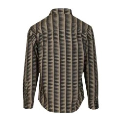 Camicia Comfort-fit con Stampa All-Over in Misto Lyocell