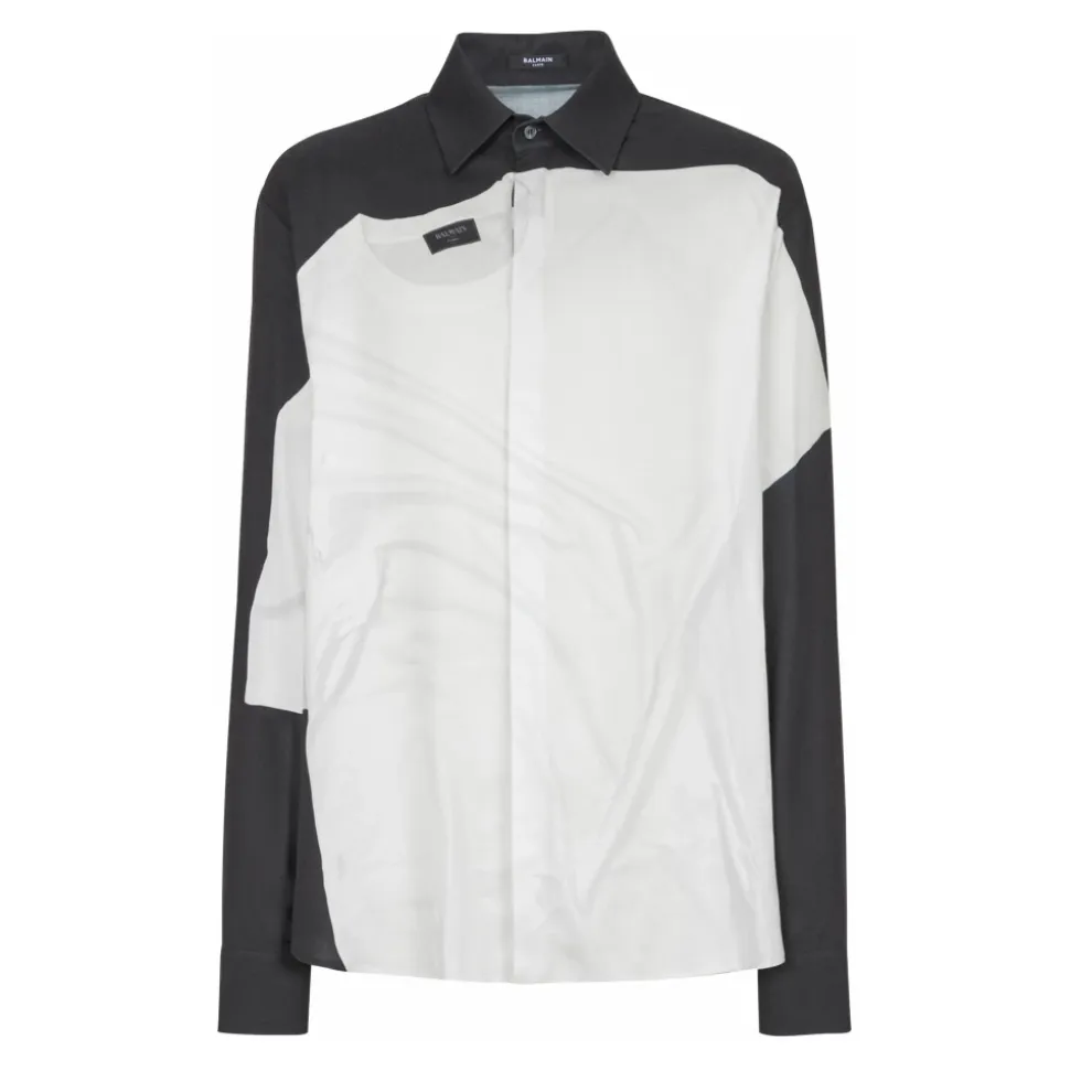 Camicia con stampa t-shirt