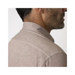 Camicia elasticizzata effetto mélange