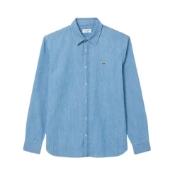 Camicia in denim con dettagli metallici