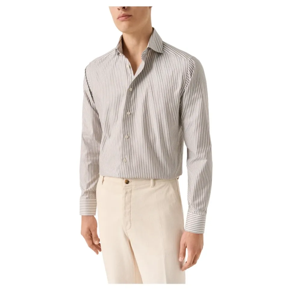Camicia Oxford Signature a Righe