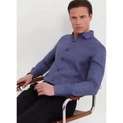 Camicia Tailor Fit Lavata