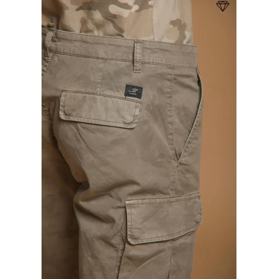 Camouflage Cargo Bermuda Shorts Slim Fit