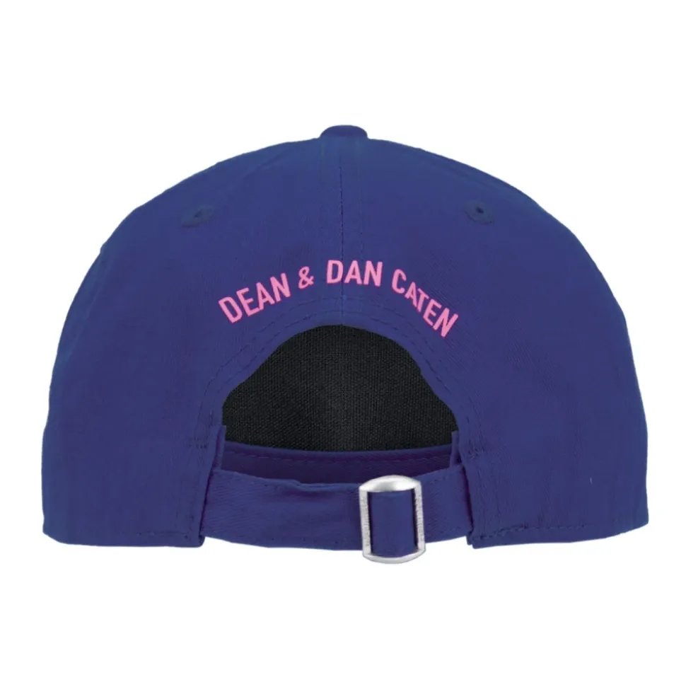 Cappellino da baseball goffrato con chiusura a fibbia