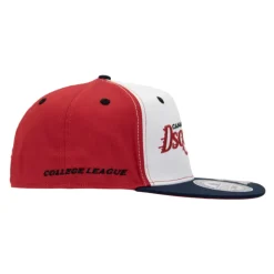 Cappellino da baseball ricamato con dettaglio in silicone
