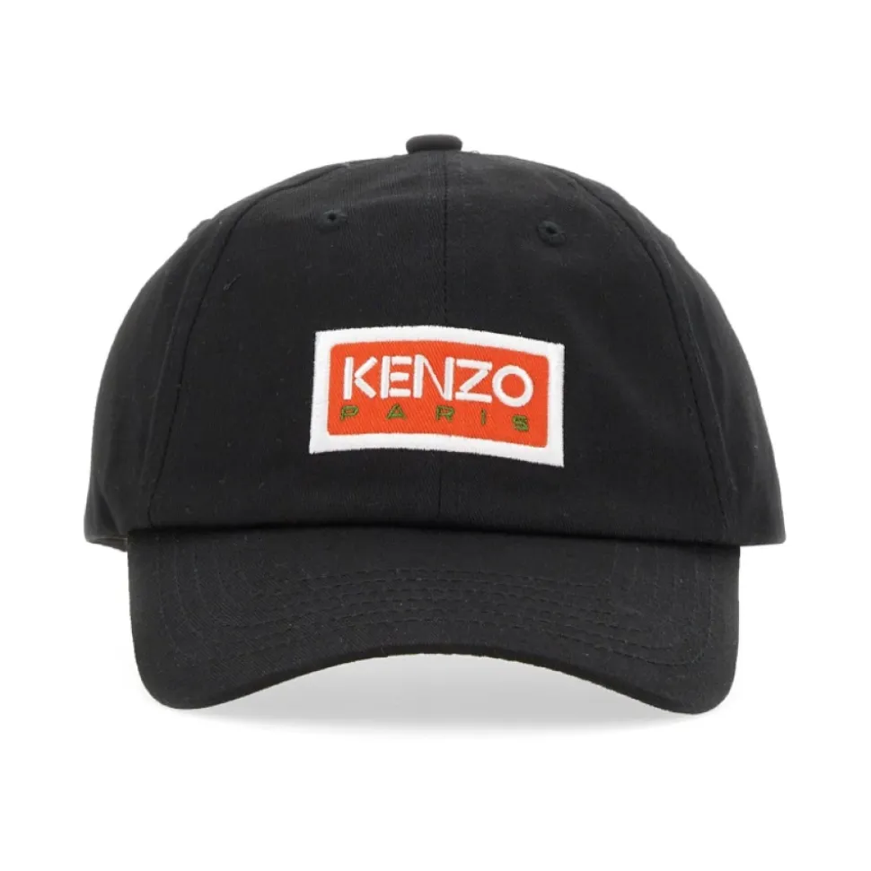 Cappello da baseball con logo e visiera rigida